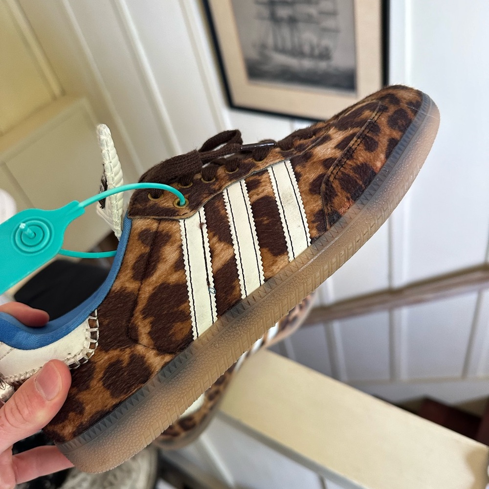 Wales Bonner Adidas Samba Cheetah Print